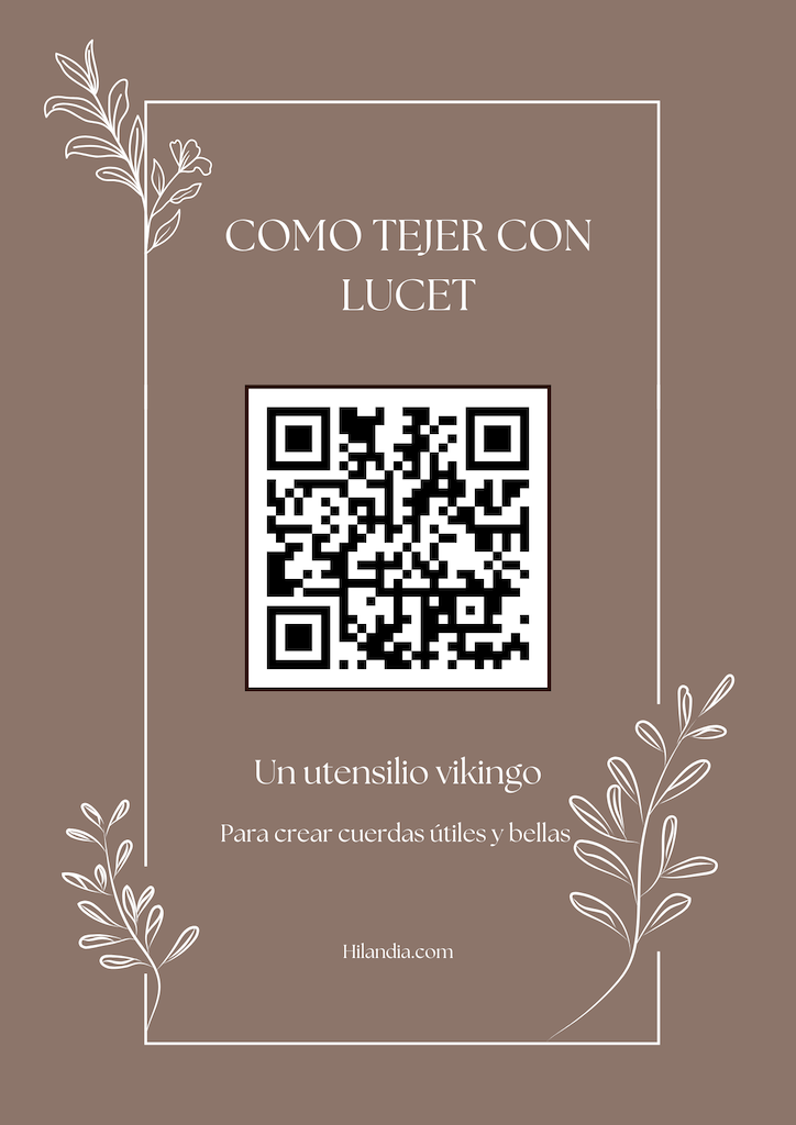 QR aprende a tejer con lucet