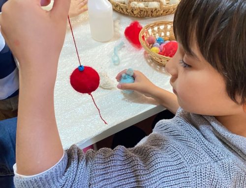 Magia con lana para Navidad