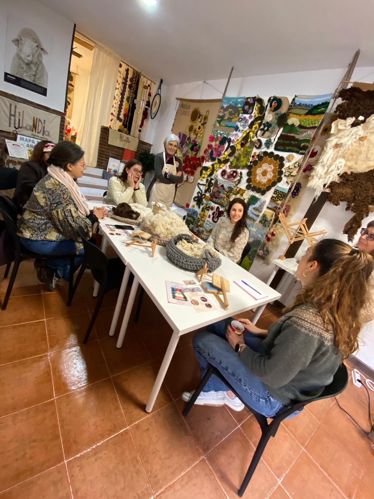 perspectiva de la mesa de trabajo