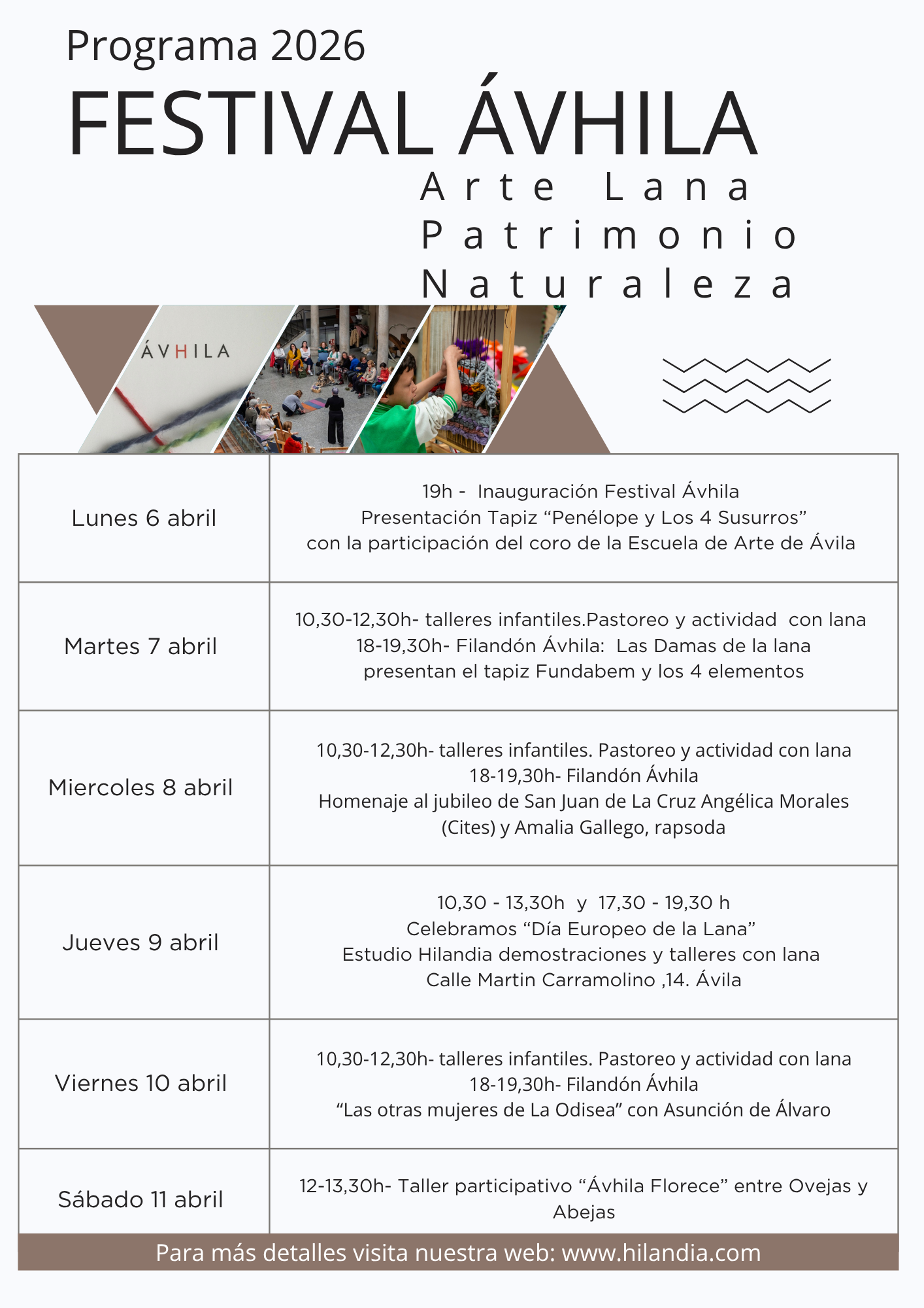 Programa Festival Avhila 2026