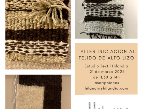 Taller iniciación tejido alto lizo