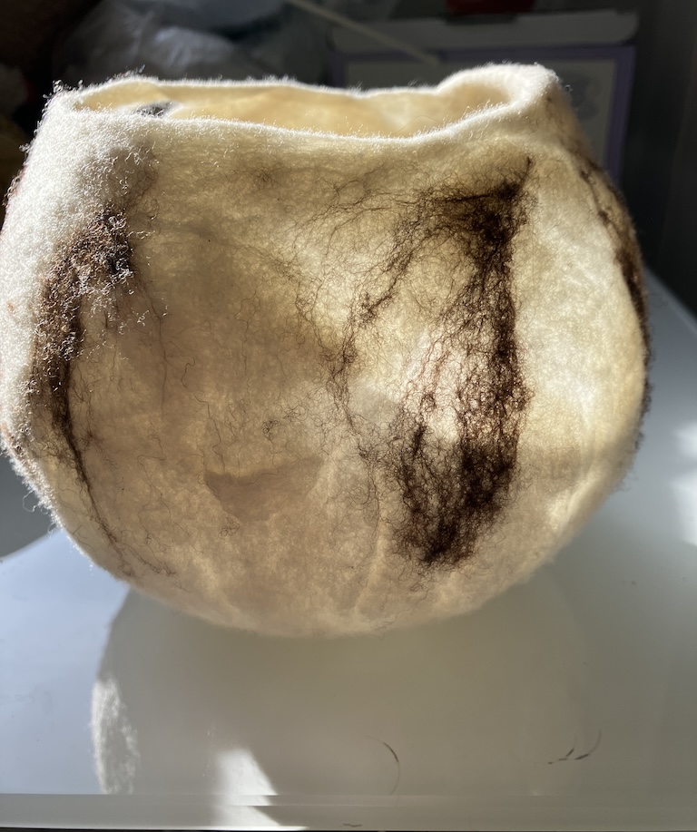 Cuenco de lana merino