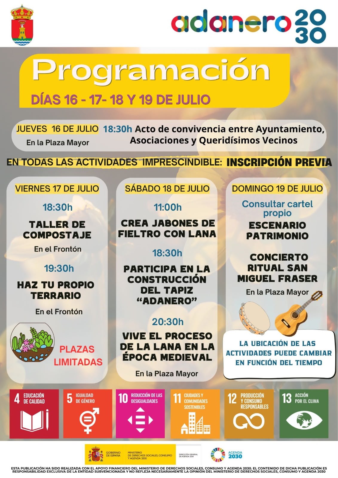 Programa Adanero 2026